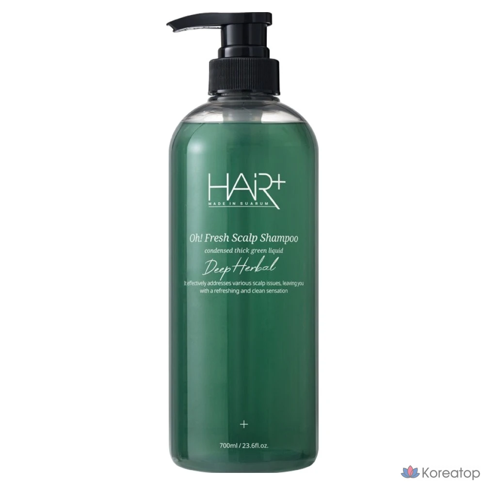 Шампунь Hair Plus Offresh Deep Herbal Scalp Shampoo Fresh Green, 700 мл, 1 шт.