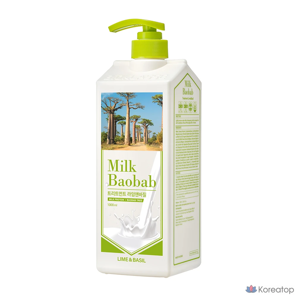 Триатмент для волос Milk Baobab Treatment Lime &amp; Basil, 1 л, 1 шт.