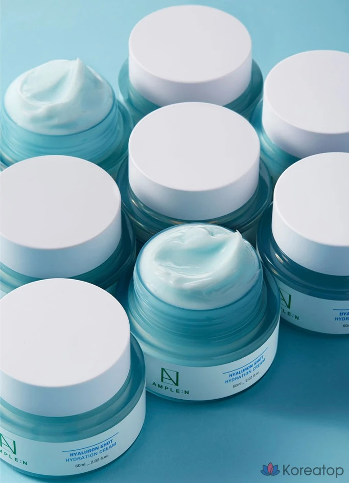 Увлажняющий крем AMPLE:N Hyaluron Shot Moisture Cream, 60 мл, 1 шт., фото 9