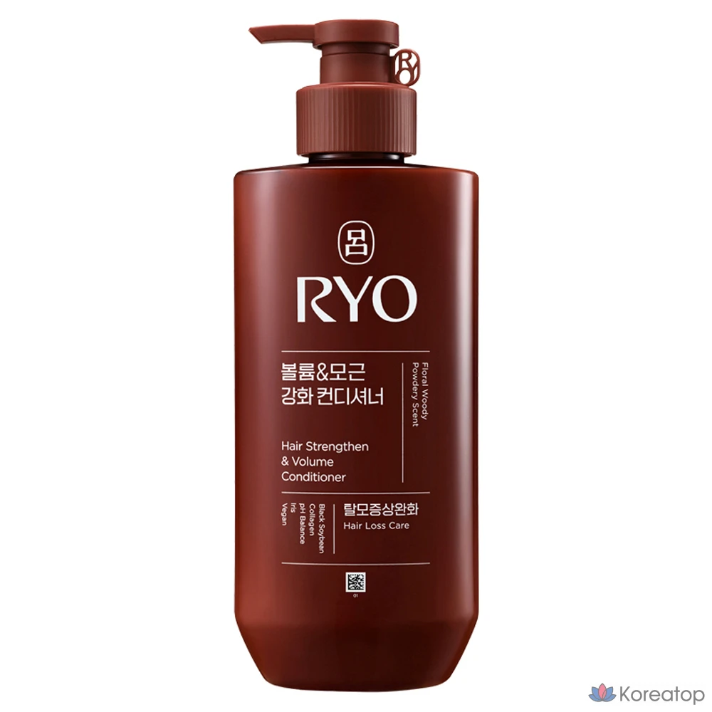 Кондиционер Ryo Heukwoon Volume &amp; Root Strengthening, 480 мл, 1 шт.