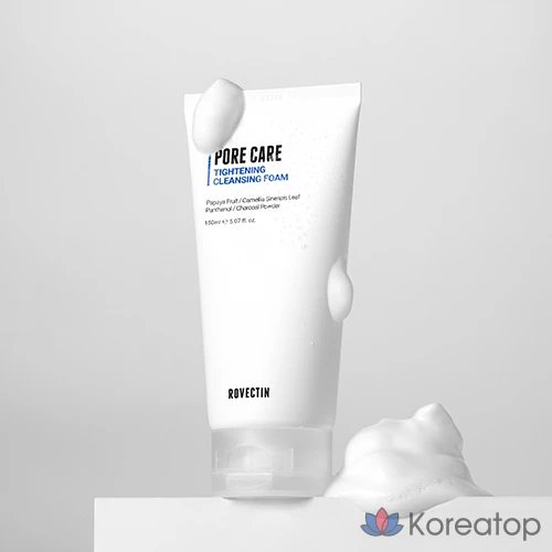 Очищающая пенка Rovectin Pore Care Tightening Cleansing Foam, 150 мл, 1 шт.