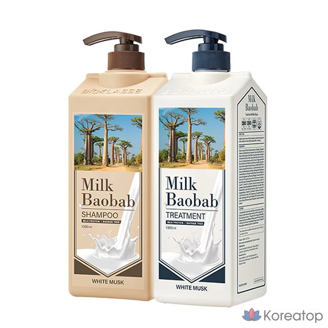 Кондиционер для волос Milk Baobab Hair Treatment, аромат White Musk, 1 л, 1 шт., фото 3