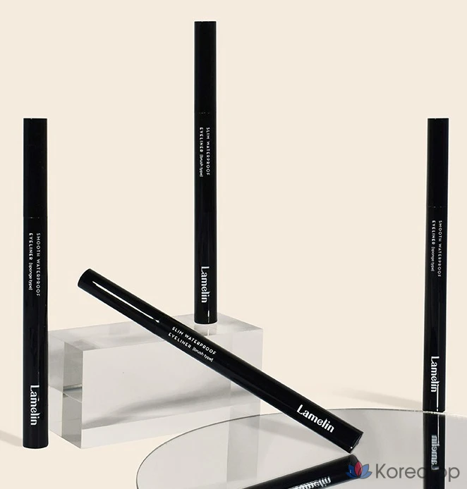 Айлайнер Lamelin Slim Waterproof Eyeliner, оттенок Black, 0.5 г, 1 шт.