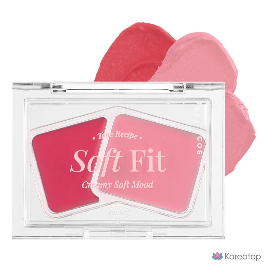 Кремовые румяна Forencos Soft Fitting Cream Blusher, оттенок 02 Peach Like, 3 г, 1 шт.