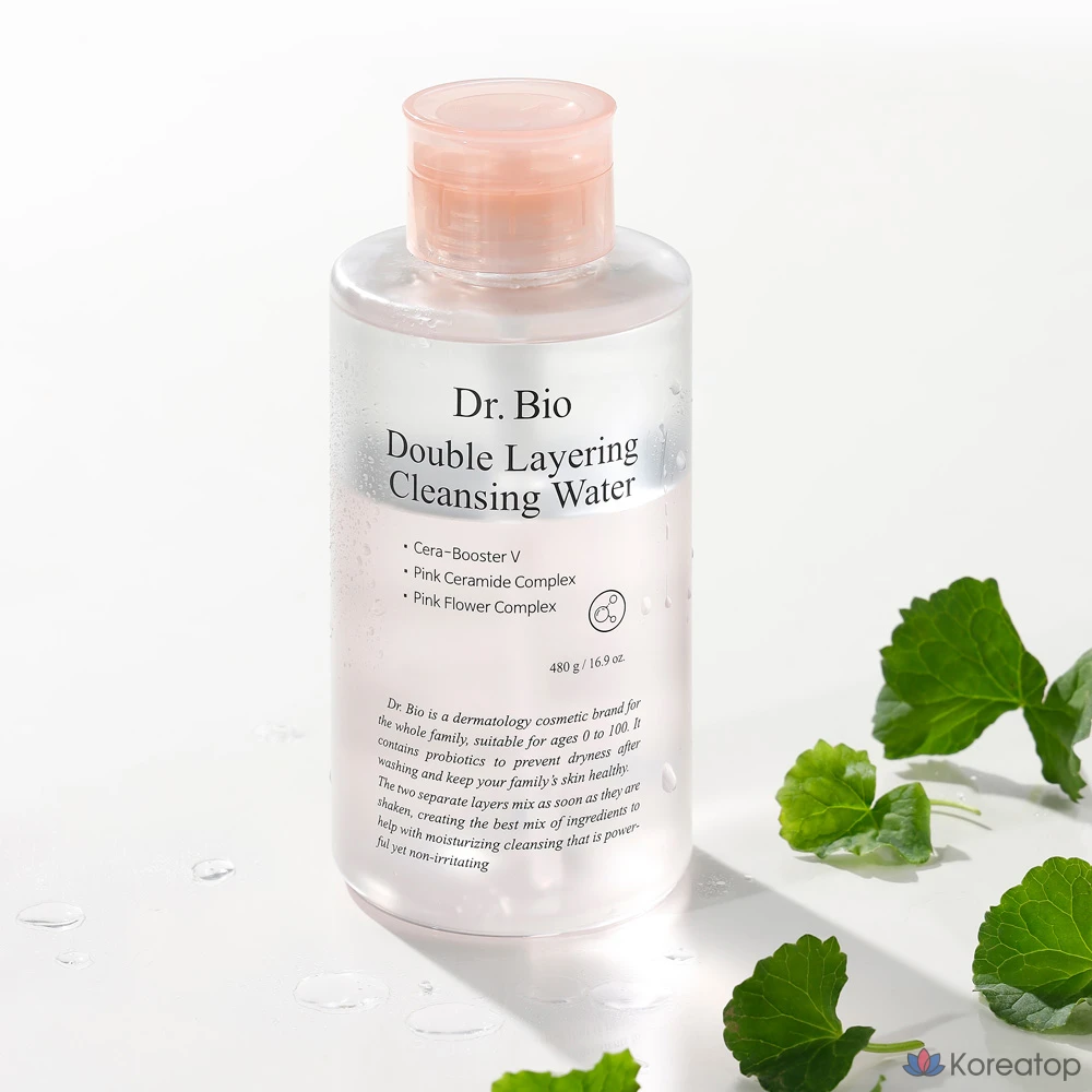Гидрофильное масло Dr. Bio Double Layering Cleansing Water, 480 г, 1 шт.