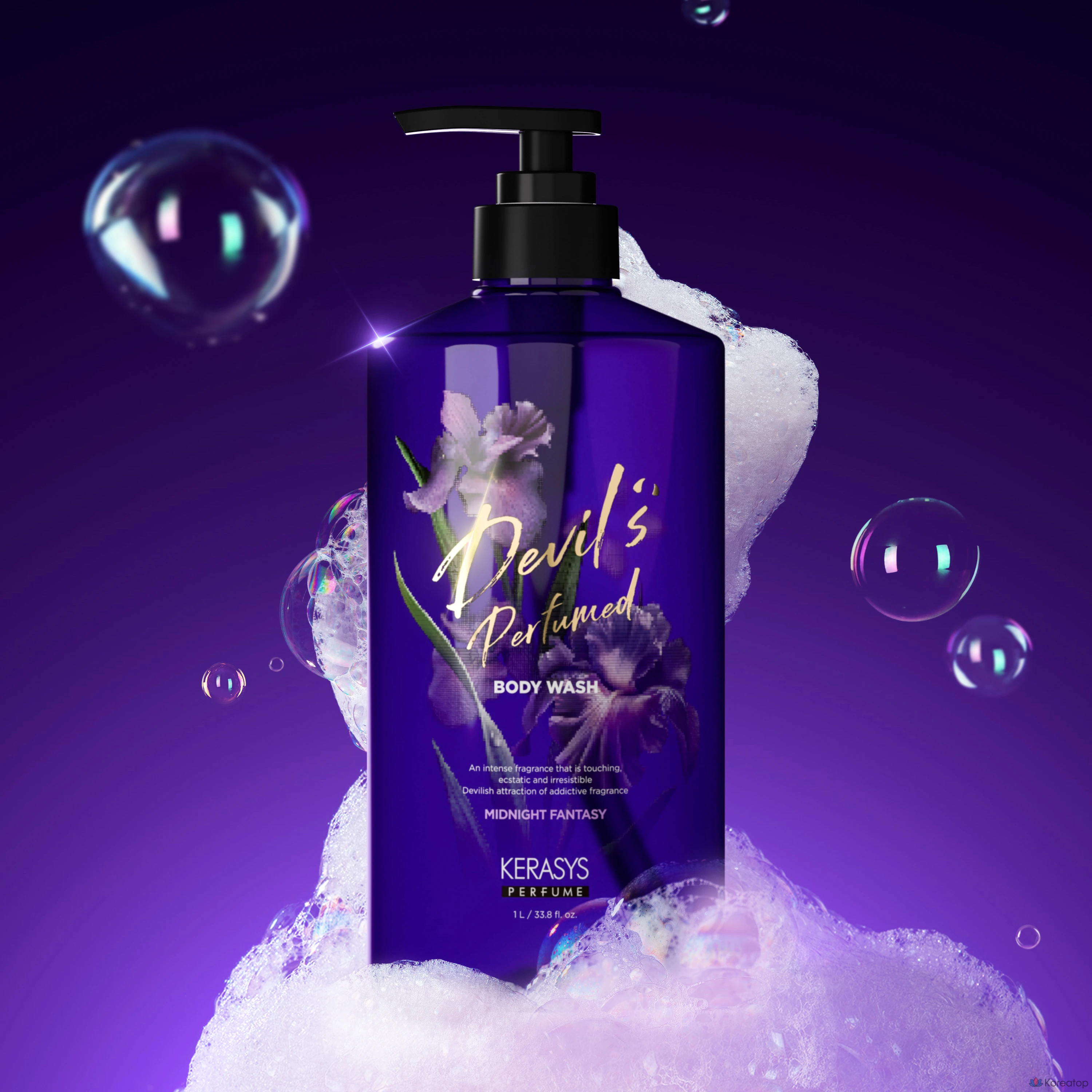 Гель для душа KeraSys Devil's Perfume Bodywash Midnight Fantasy, 1 л, 1 шт.
