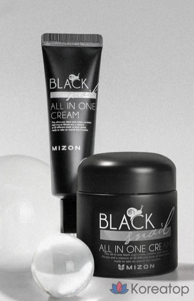 Крем Mizon Black Snail All In One Cream, 77 г, 1 шт.