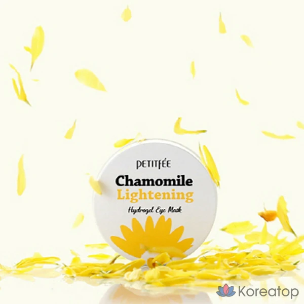 Патчи для глаз гидрогелевые Petitfee Camomile Lightning Hydrogel Eye Patch, 1 шт.