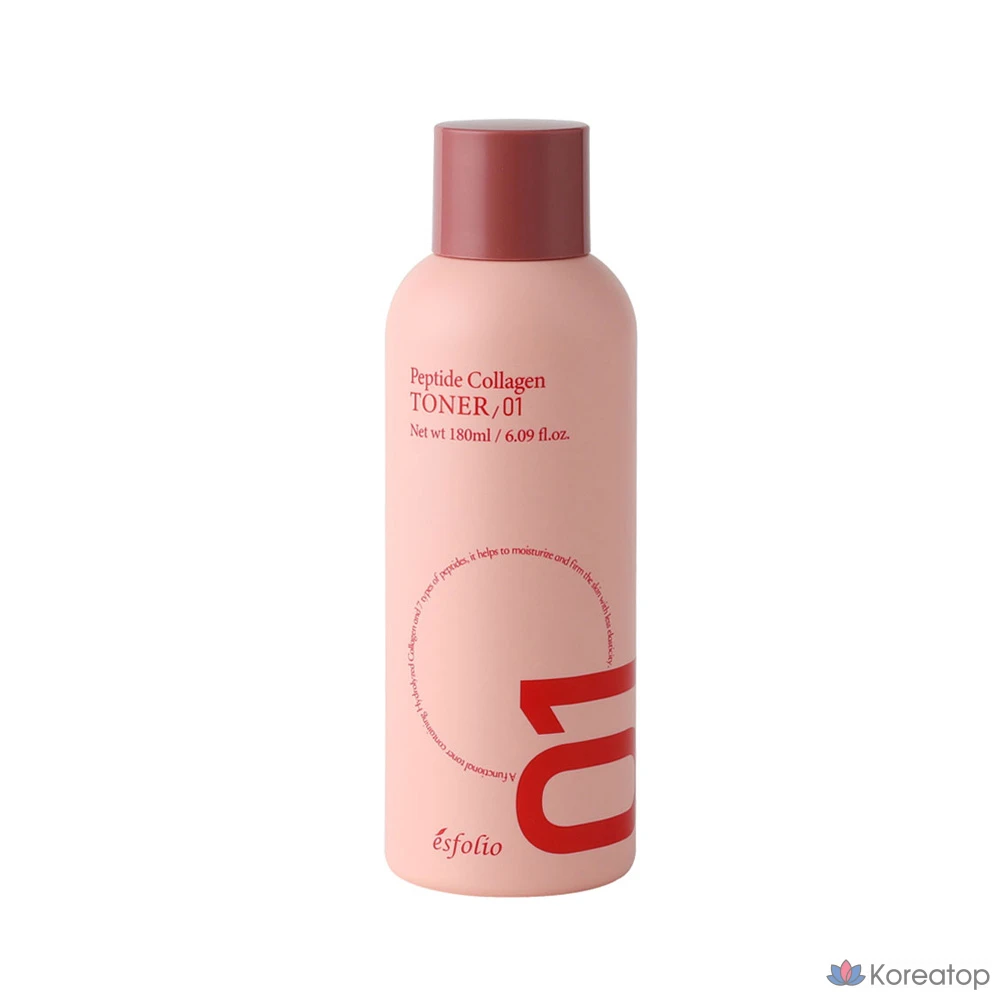 Набор для ухода Esfolio Peptide Collagen 4-piece Set (Toner + Serum + Cream 70 г + Eye Cream 30 г), 1 шт.