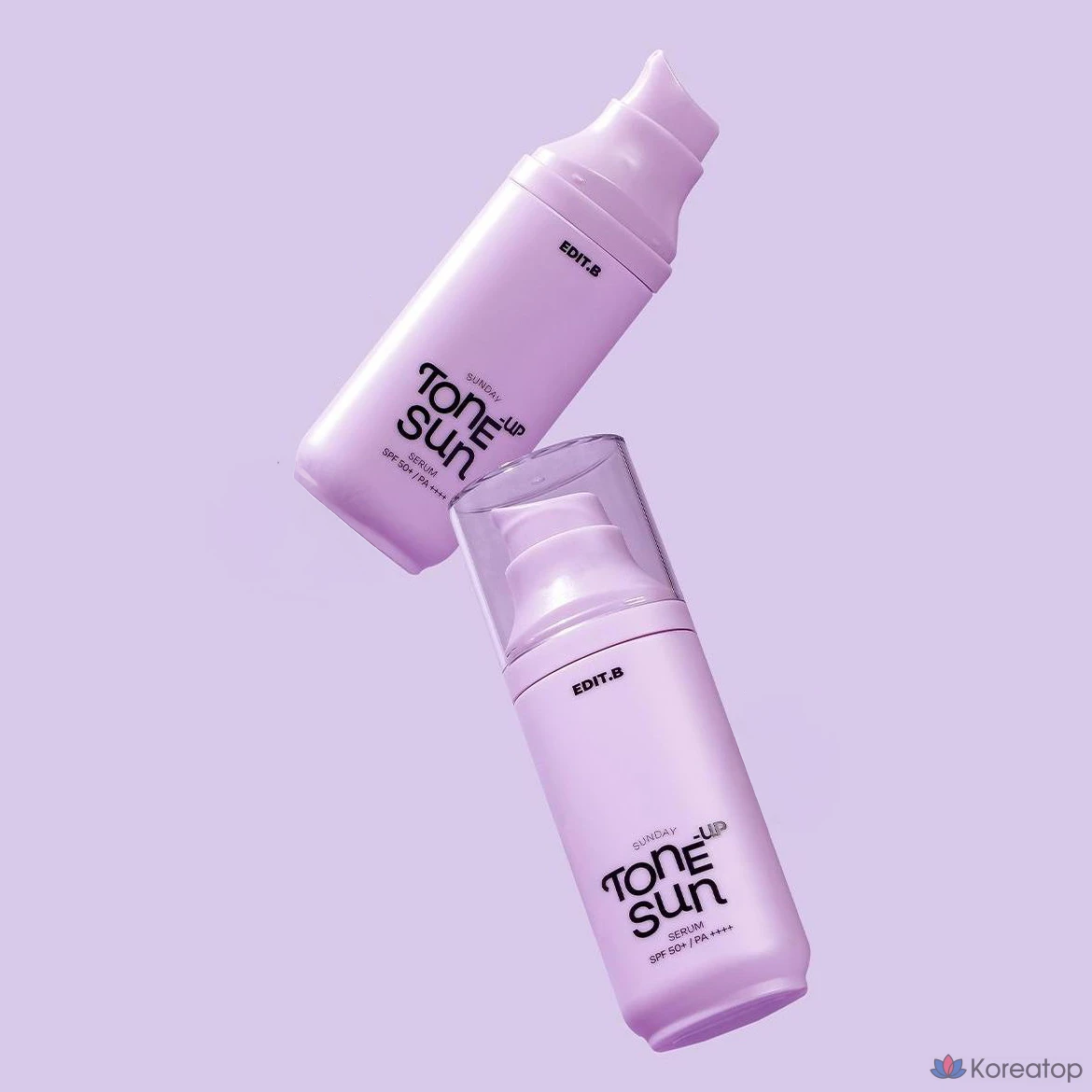 Солнцезащитный крем Edit.B Sunday Tone-Up Sun Serum SPF50+ PA++++, 55 мл, 1 шт.