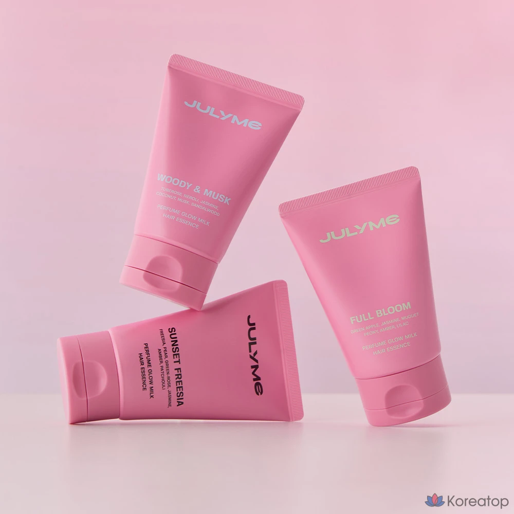Эссенция для волос JUL7ME Perfume Moist Glow Milk Hair Lotion Hair Essence Sunset Freesia, 80 мл, 1 шт.