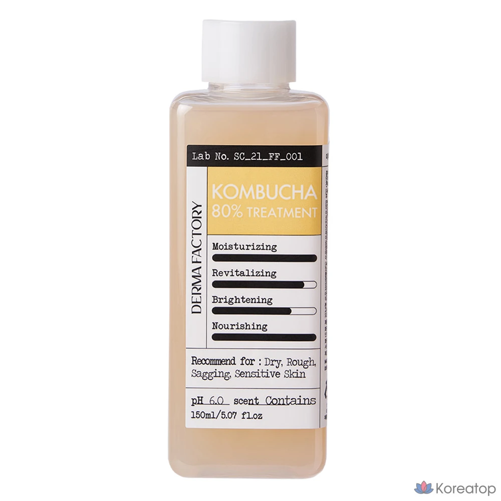 Триатмент Derma Factory Kombucha 80% Treatment, 150 мл, 1 шт.