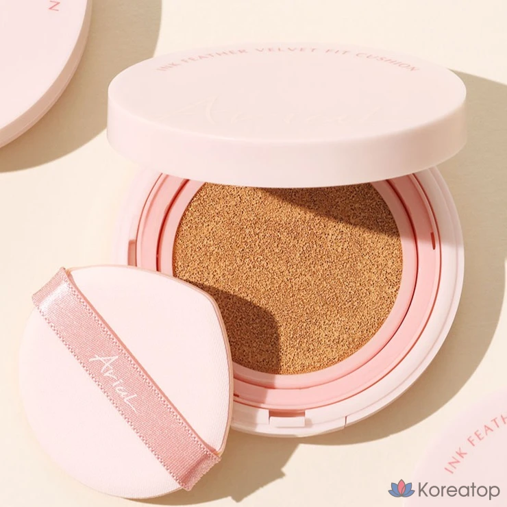 Кушон Ariul Ink Fader Velvet Fit Cushion SPF 50+ PA++++, оттенок 3 Cream Beige, 12 г, 1 шт.