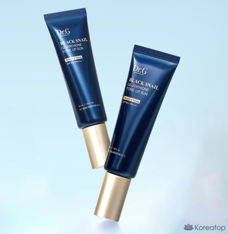 Солнцезащитный крем Dr. G Black Snail Glutathione Tone-Up SPF50+ PA++++, 50 мл, 1 шт.