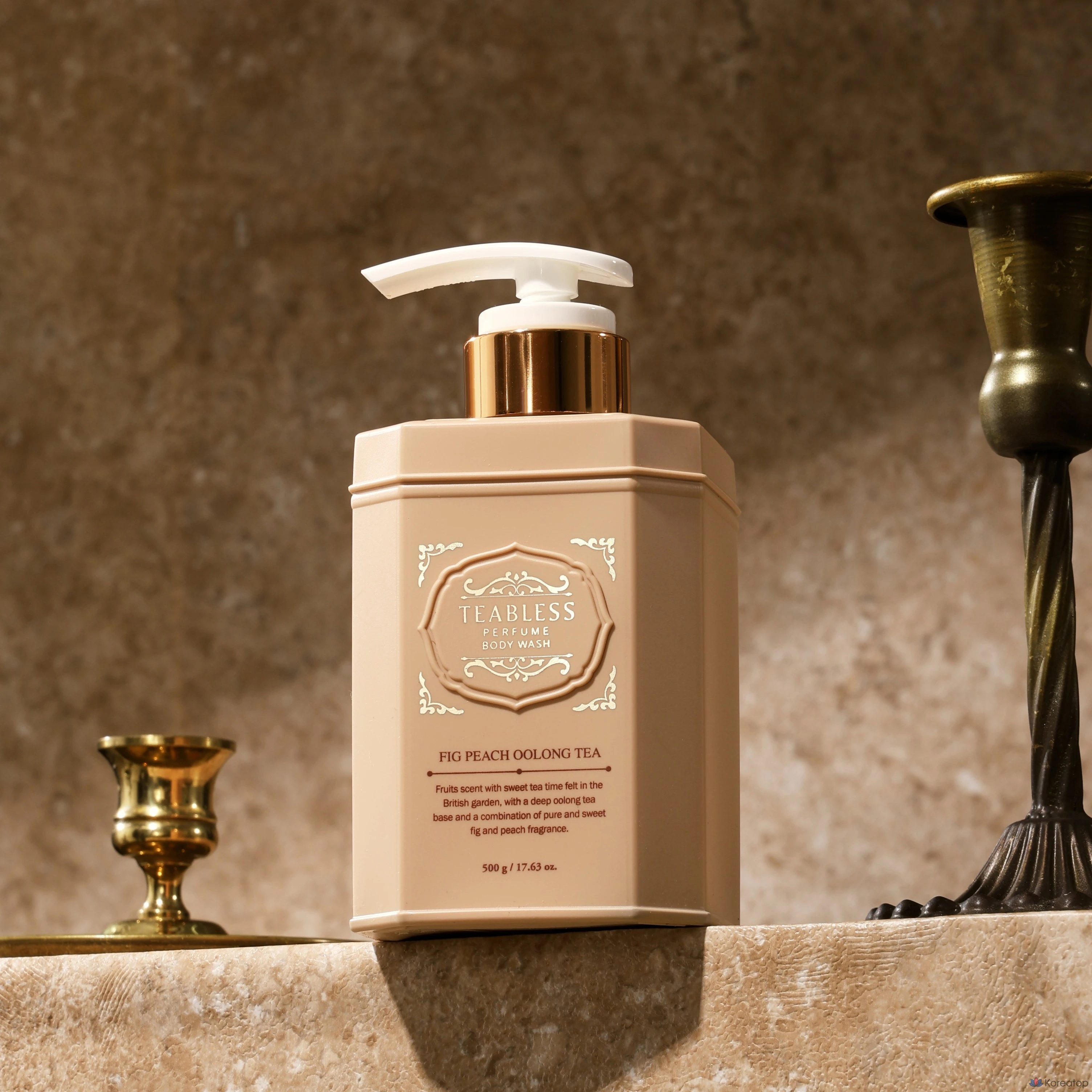 Гель для душа TEABLESS Perfume Body Wash Oolong Tea Fig Peach, 500 г, 1 шт.