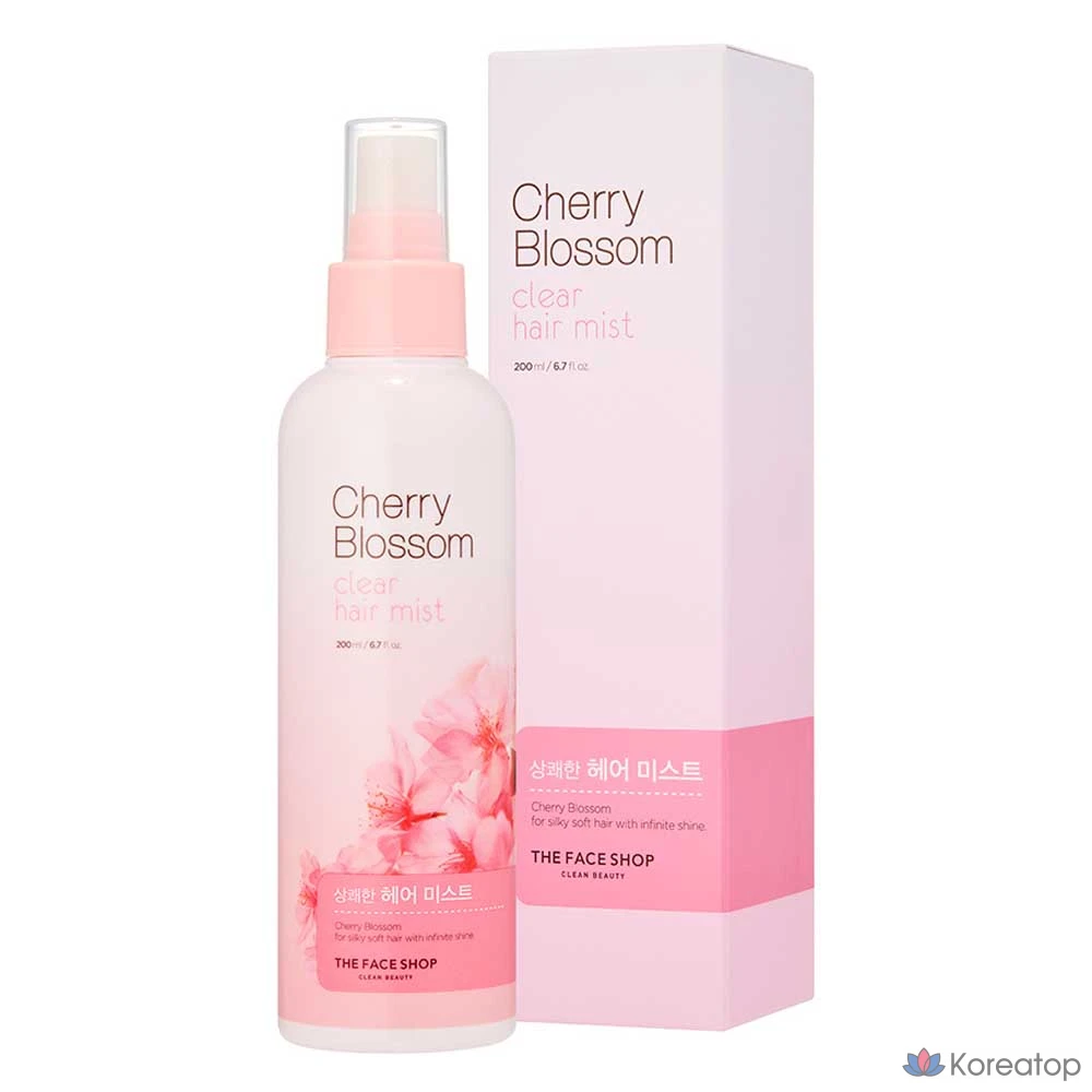 Термальная вода для волос The Face Shop Cherry Blossom Clear Hair Mist, 200 мл, 1 шт.