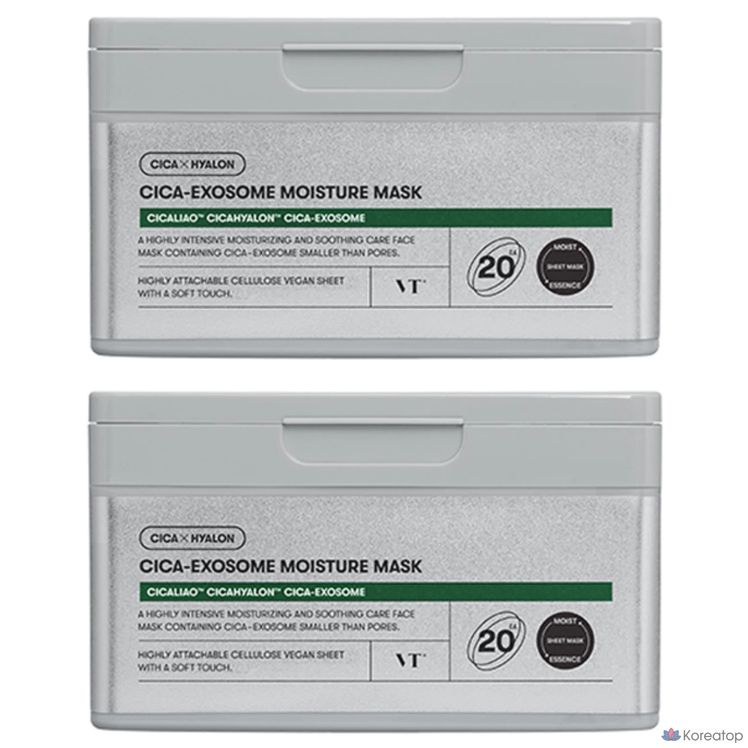 Тканевая маска для лица VT Cosmetics Cica Exosome Moisture Mask, 40 шт.