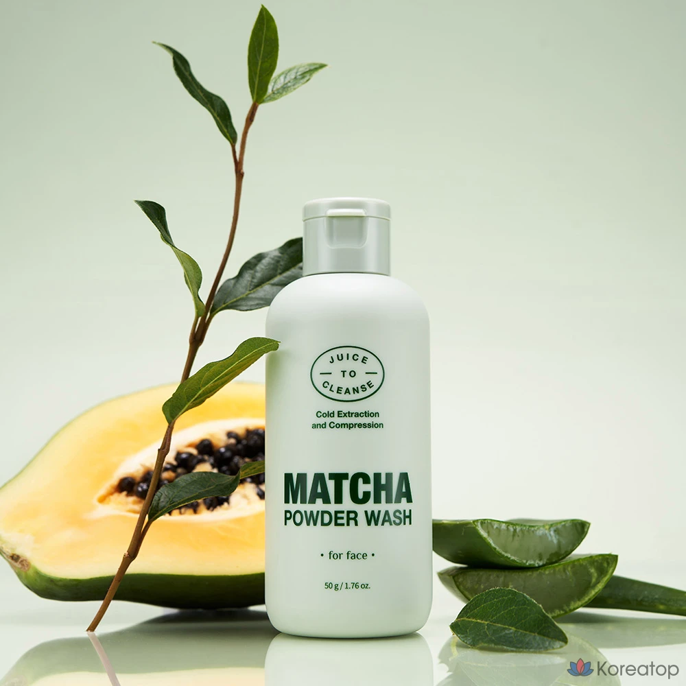 Порошковое очищающее средство Juice To Cleanse Matcha Powder Wash, 50 г, 1 шт.