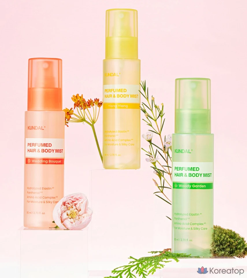 Мист для волос и тела Kundal Perfume Hair &amp; Body Mist Wedding Bouquet, 80 мл, 1 шт.