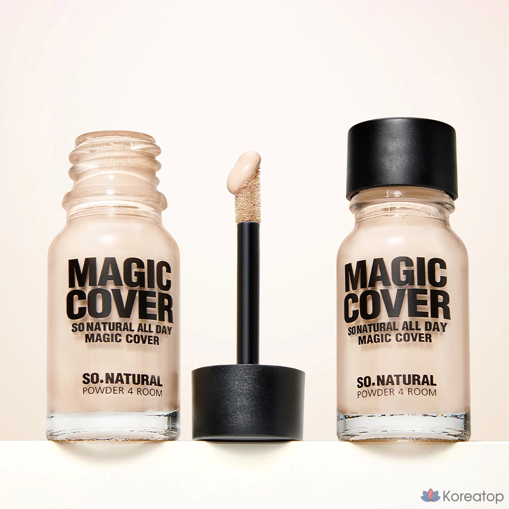 Консилер So Natural All Day Magic Cover Concealer, 10 мл, 1 шт.