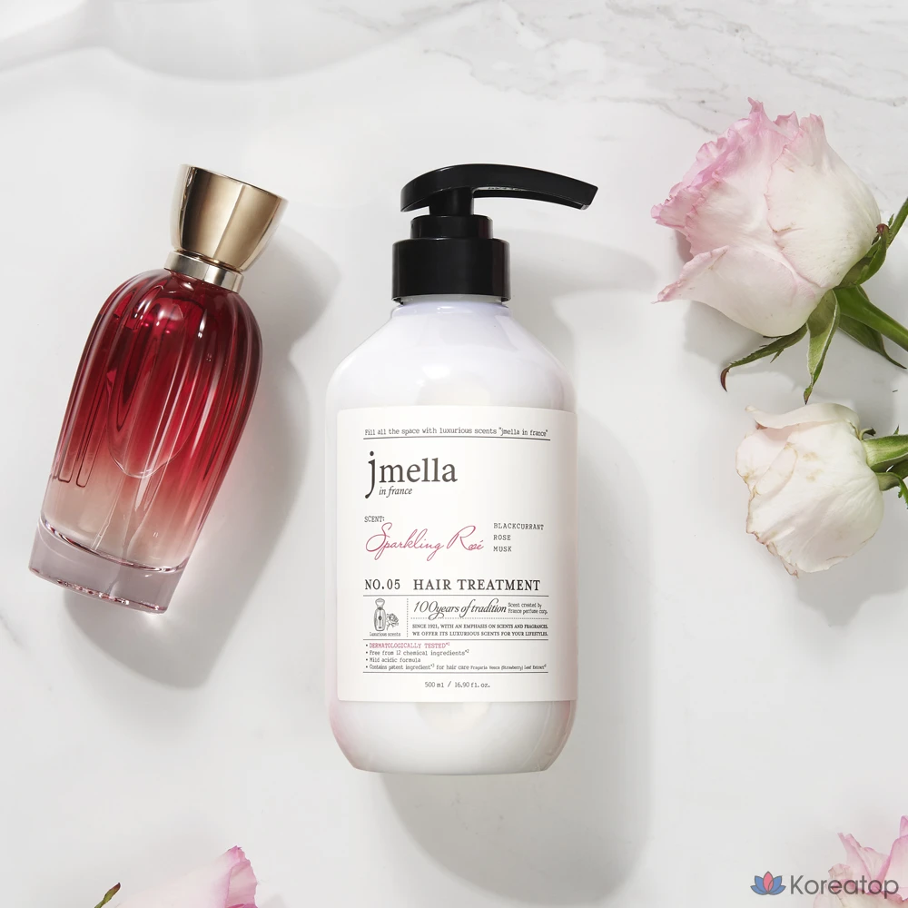 Кондиционер для волос Jmella In France Sparkling Rose Hair Treatment Fruity Rose, 500 мл, 1 шт.