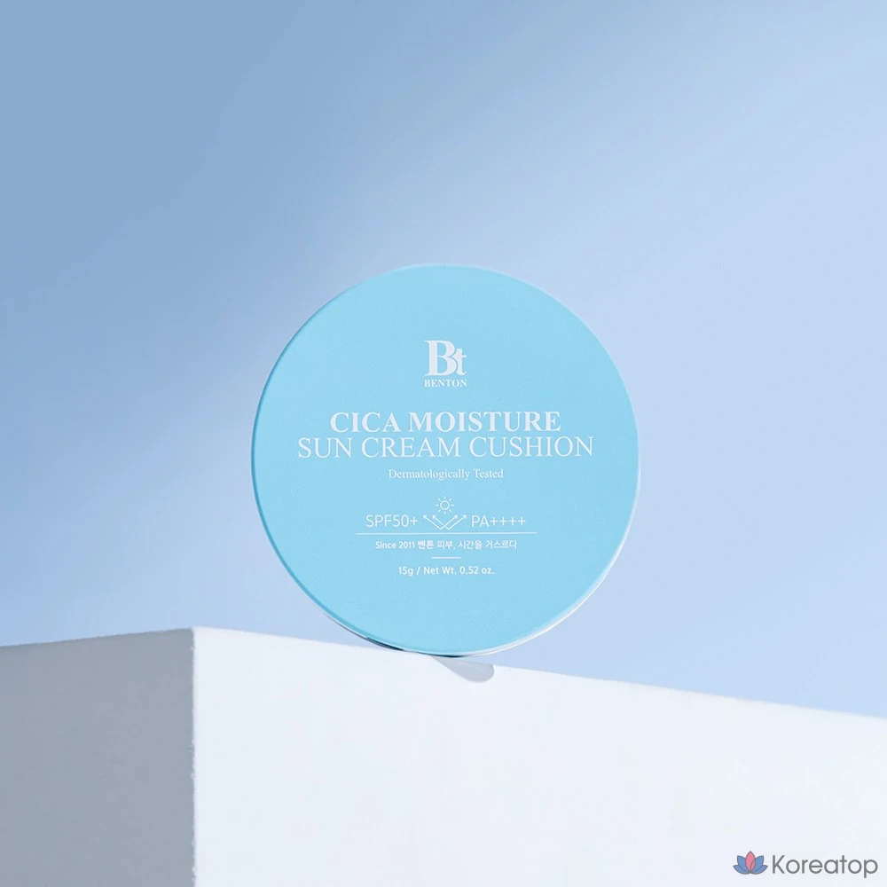 Солнцезащитный кушон Benton Cica Hydrating Tone-Up Sun Cushion SPF50+/PA++++, 15 г, 1 шт.
