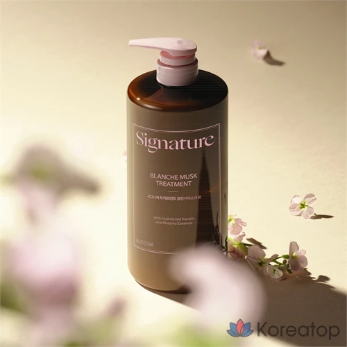 Кондиционер-маска для волос Elastine Signature Extreme Damage Hair Pack Treatment, аромат Blanche Musk, 1 л, 1 шт.