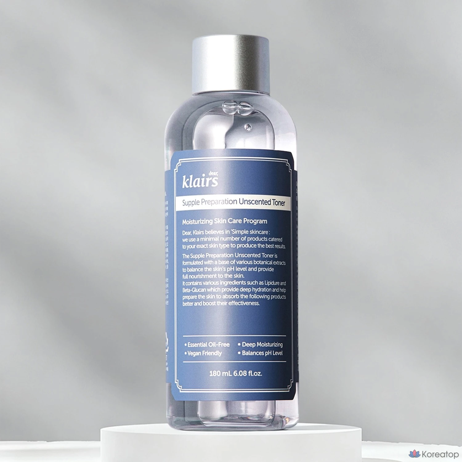 Тонер Dear, Klairs Supple Preparation Unscented Toner, 180 мл, 1 шт.