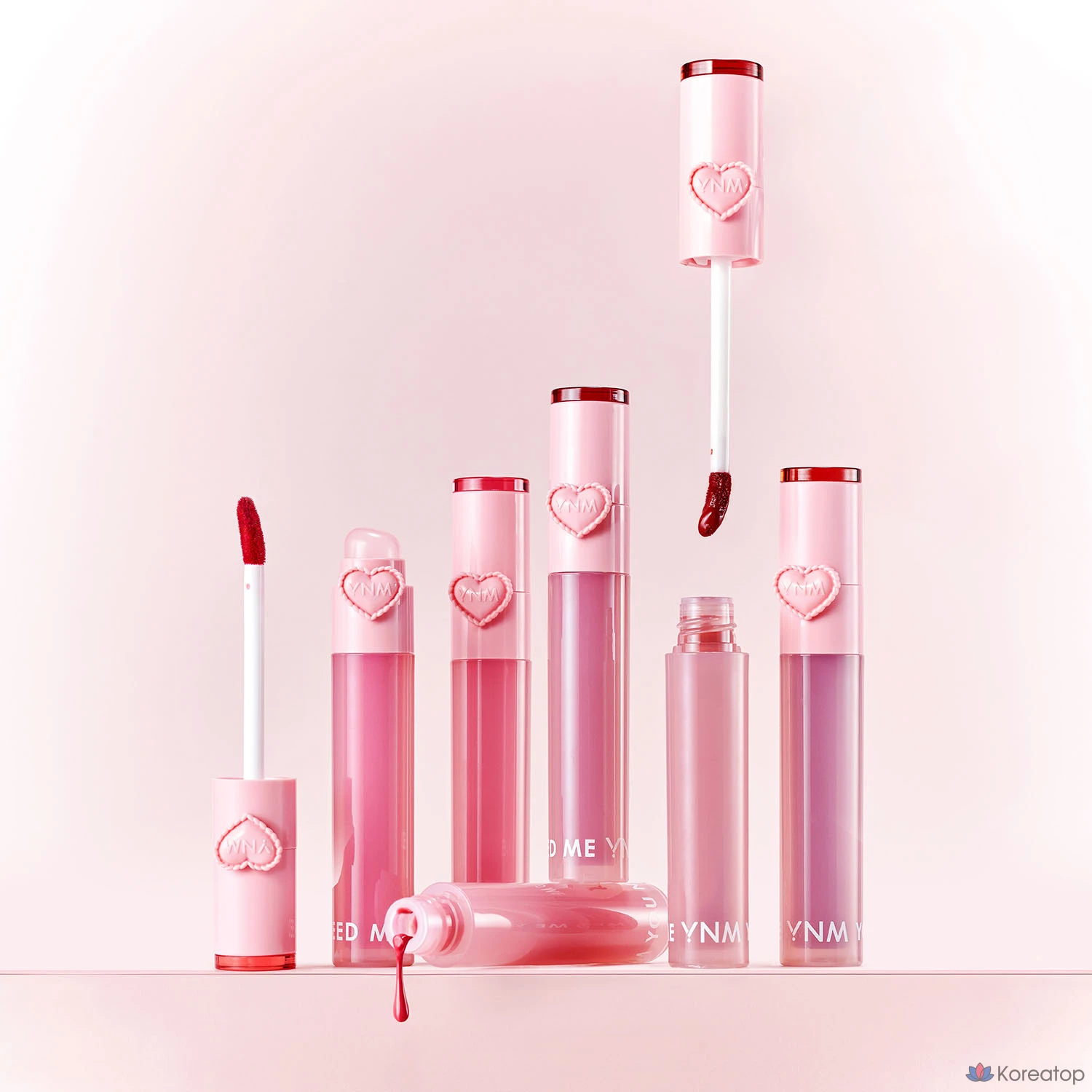 Тинт для губ YNM Heart Jelly Tint, оттенок 02, 2.6 г, 1 шт.