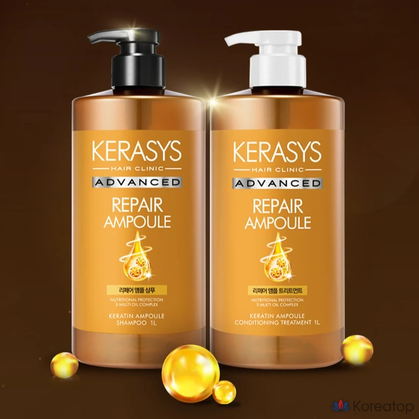 Шампунь KeraSys Advanced Repair Ampoule Shampoo, 1 л, 1 шт., фото 3