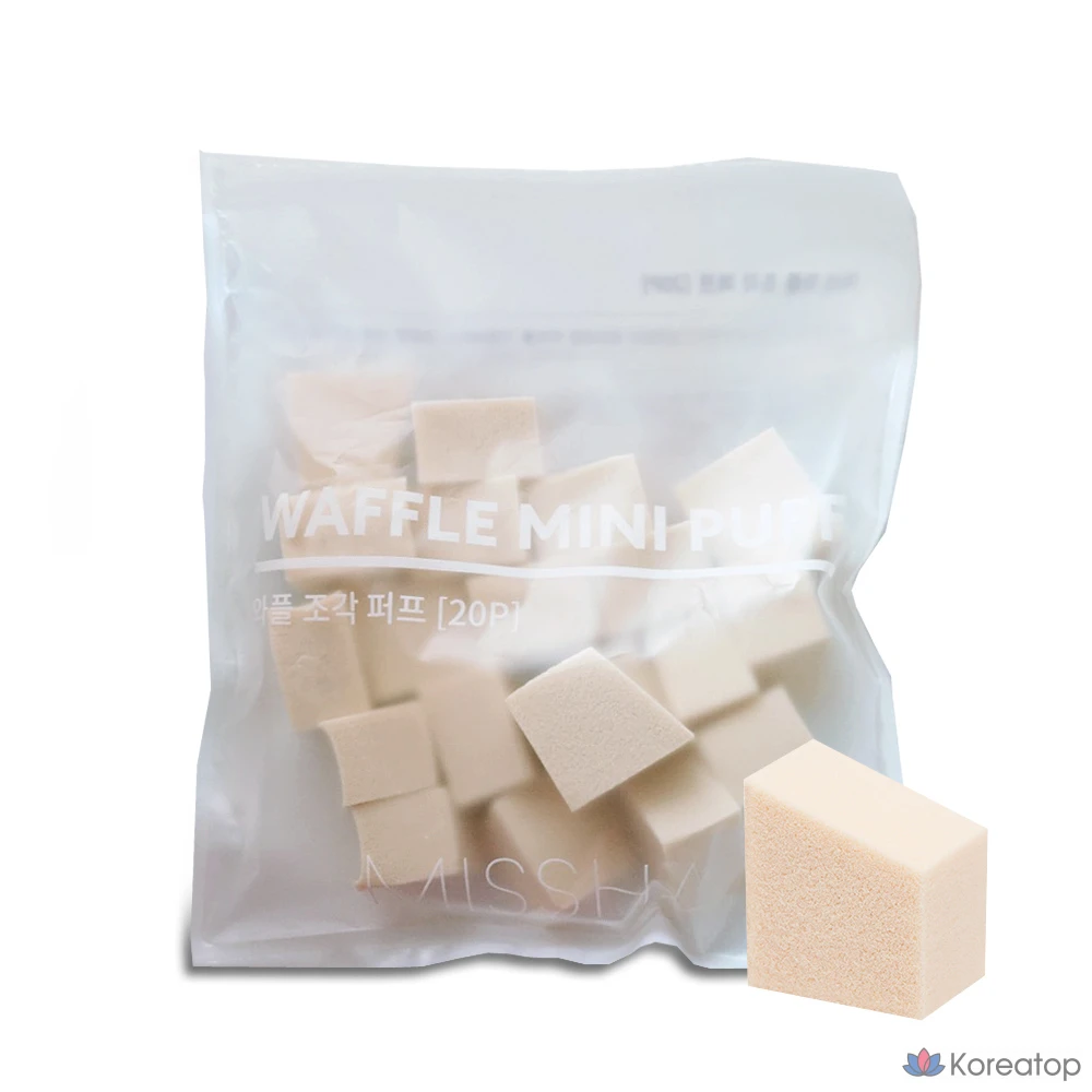 Пэды для макияжа Missha Waffle Cut Puff, 20 шт.