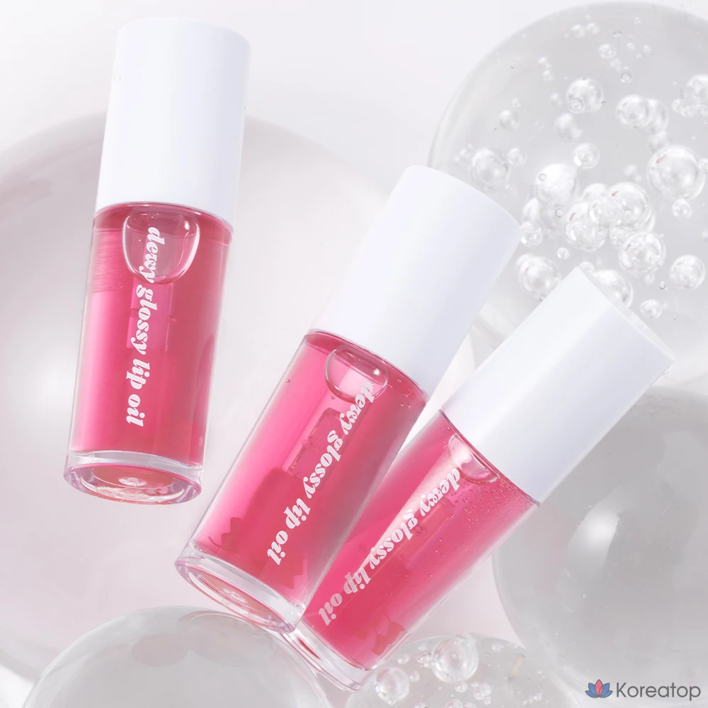 Бальзам для губ MERZY Dewy Glossy Lip Oil, оттенок Sheer Pink, 3.5 мл, 1 шт.