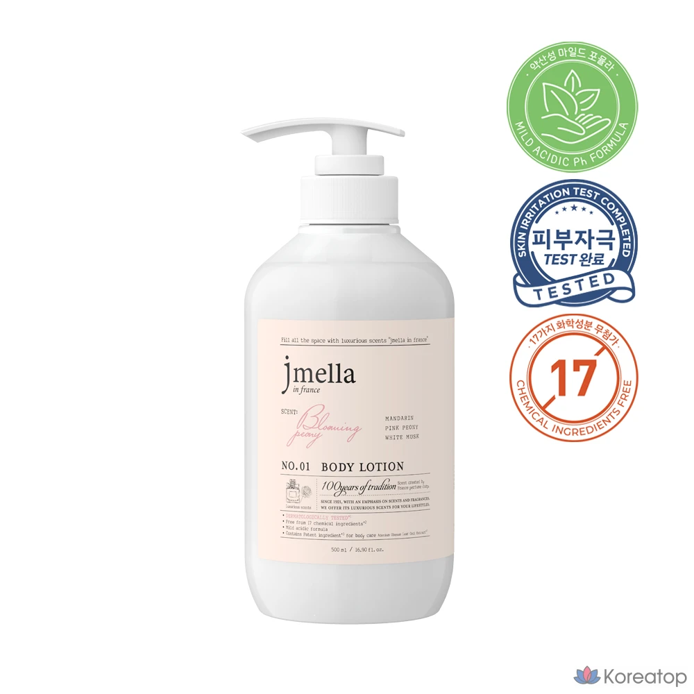 Набор для ухода Jmella In France Favorite Perfume 4-piece Set (Shampoo + Treatment + Body Wash + Body Lotion) Full Care, 500 мл, 1 шт.