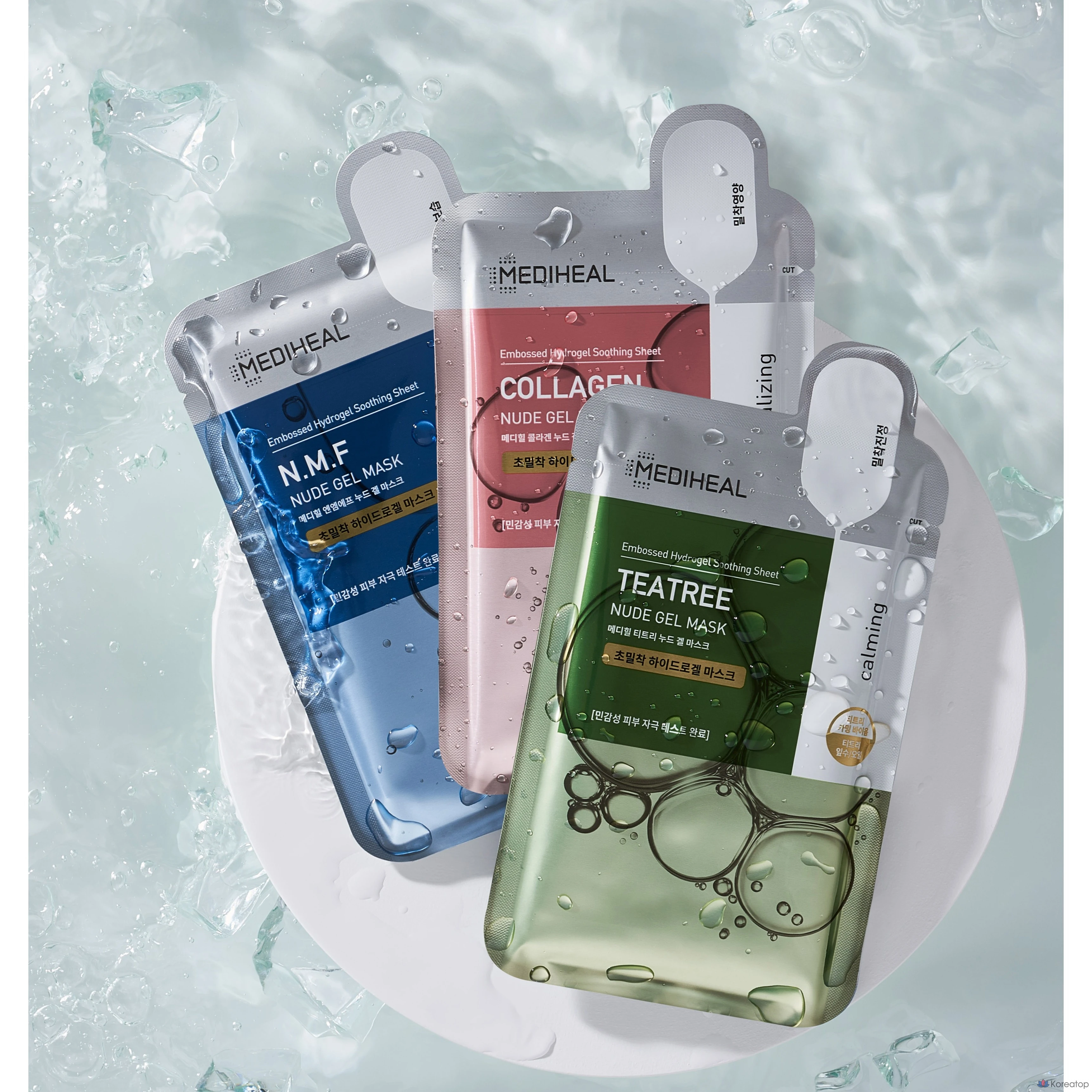 Тканевая маска для лица MEDIHEAL Collagen Nude Gel Mask, 30 шт., фото 9