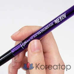 Айлайнер Merzy Bite The Beat Pen Eyeliner Flex, оттенок Modern Brown, 0.6 г, 1 шт.
