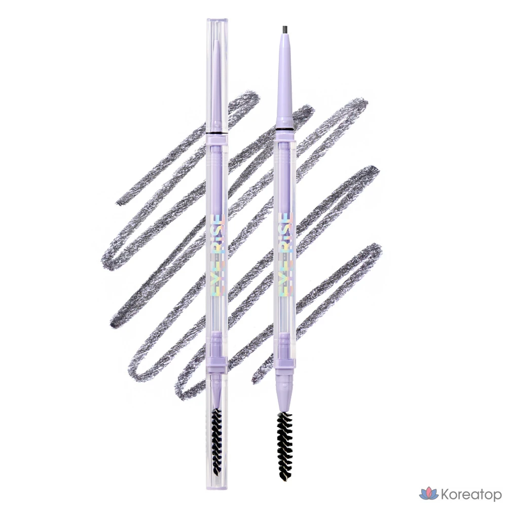 Карандаш для бровей The Face Shop Eye Rise Slim Brow, оттенок 02 Cool Gray, 0.06 г, 1 шт.