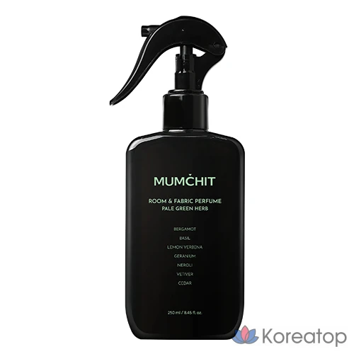 Одеколон MUMCHIT Volume Fiber Perfume, оттенок Pale Green Herb, 250 мл, 1 шт.