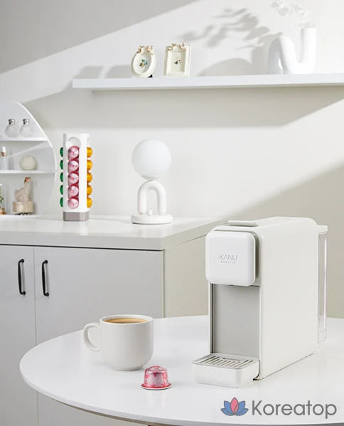 Кофемашина Kanu Barista Pebble, белый, набор с капсулами Welcome Kit, фото 9