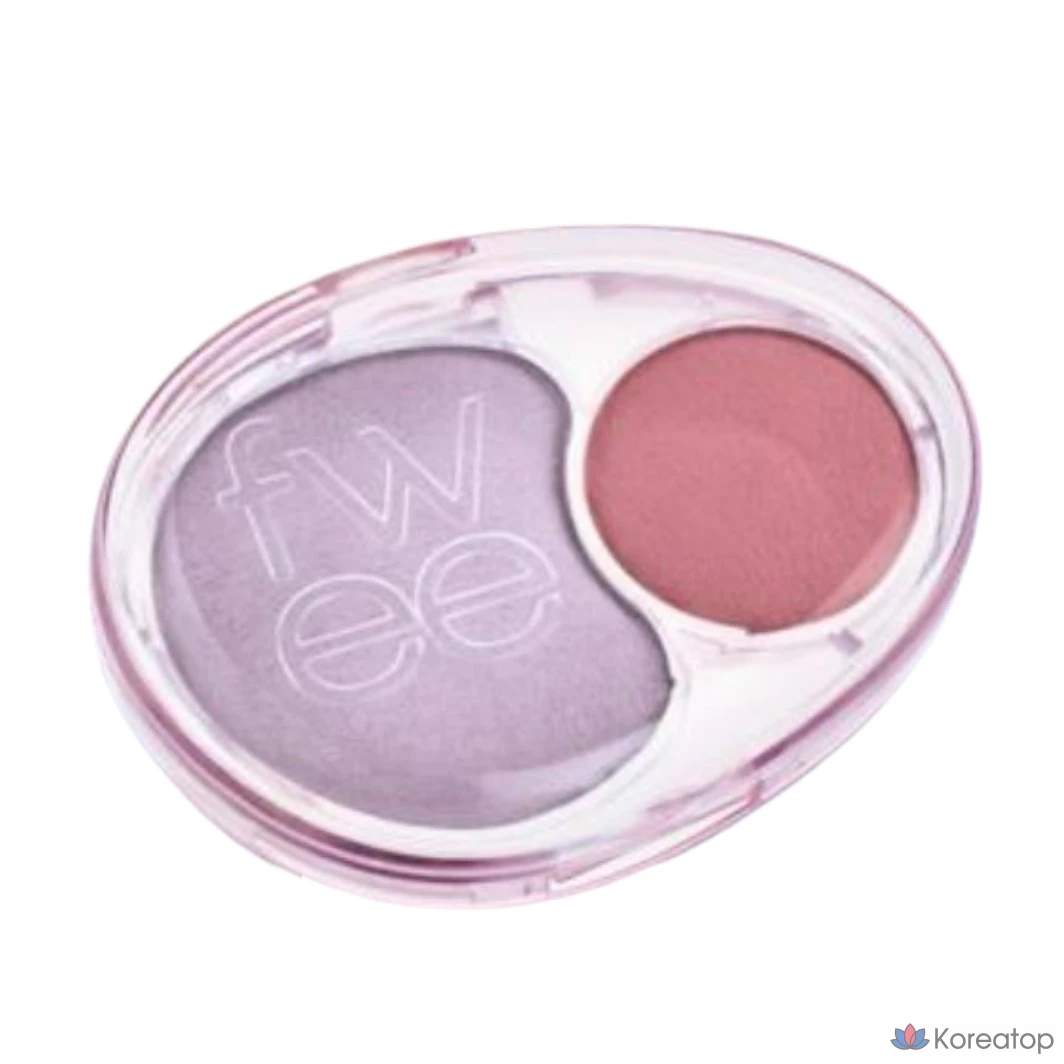 Блендер для румян fwee Mellow Dual Blusher, оттенок Fall in Highkey, 1 шт., фото 4