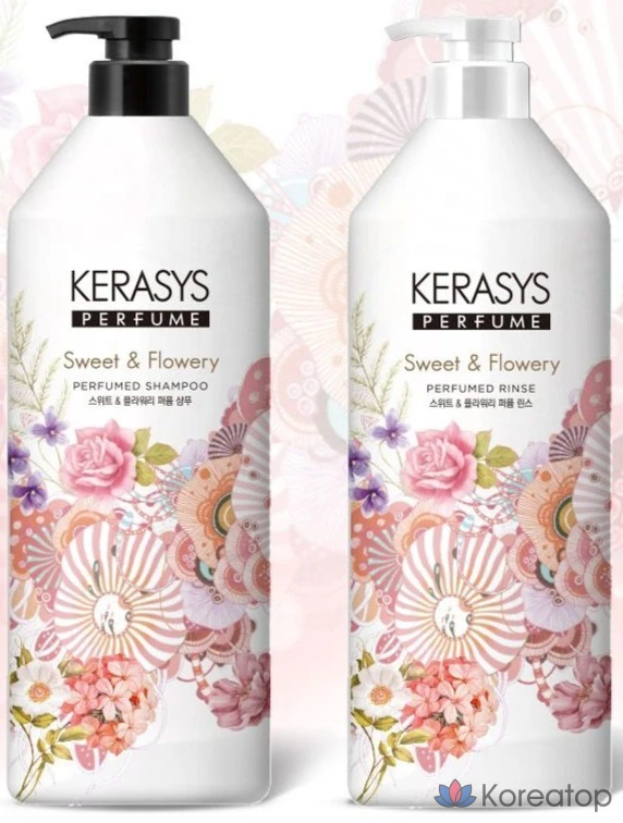 Кондиционер для волос KeraSys Perfume Rinse Sweet &amp; Floral, 1 л, 1 шт.