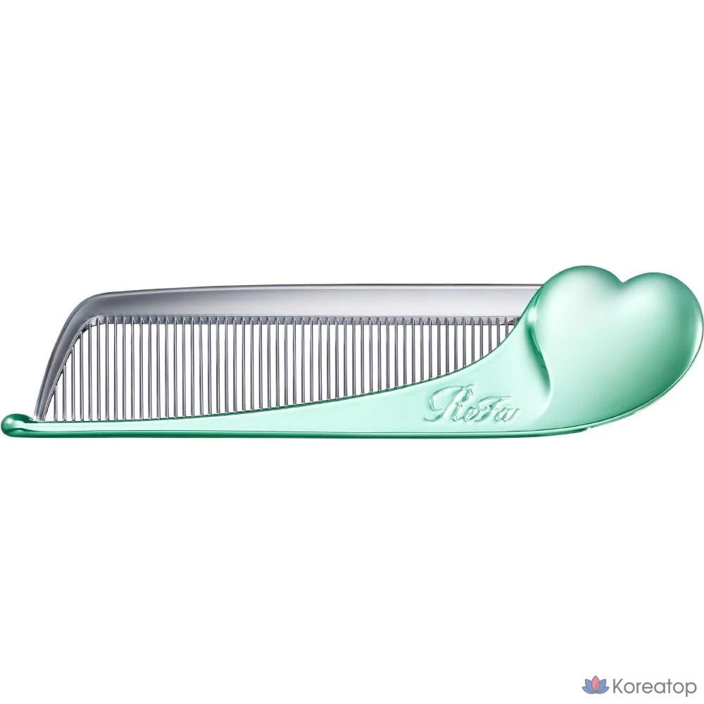 Расческа ReFa Heart Comb Eye, оттенок Emerald, 1 шт.