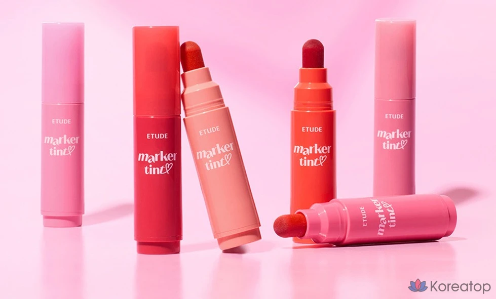 Тинт для губ Etude House Dear Darling Marker Tint, оттенок 02 Mono Plum, 1 шт.