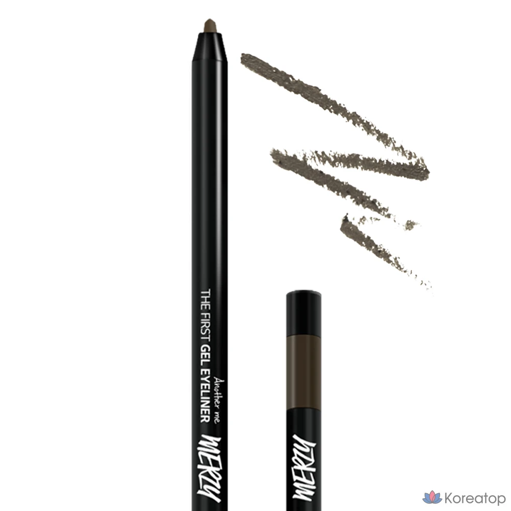 Подводка для глаз MERZY The First Mupal Gel Eyeliner, оттенок G11 Charcoal Brown, 0.5 г, 1 шт.