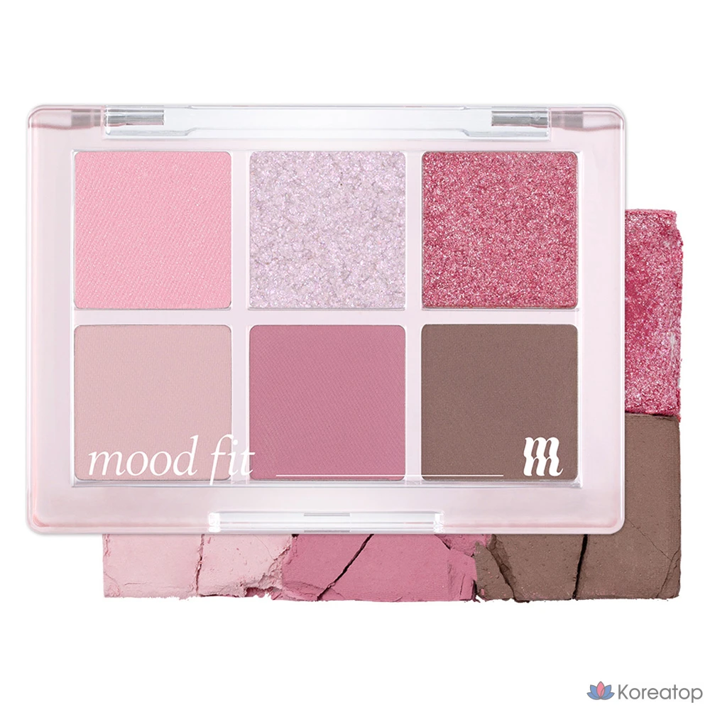 Тени для век MERZY New Mood Fit Shadow Palette, оттенок NM2 Silver Icy, 5.4 г, 1 шт.