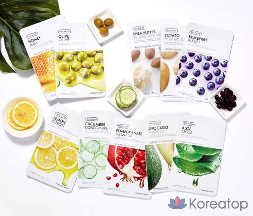 Тканевая маска для лица The Face Shop Real Nature Aloe Mask Sheet, 190 шт., фото 3