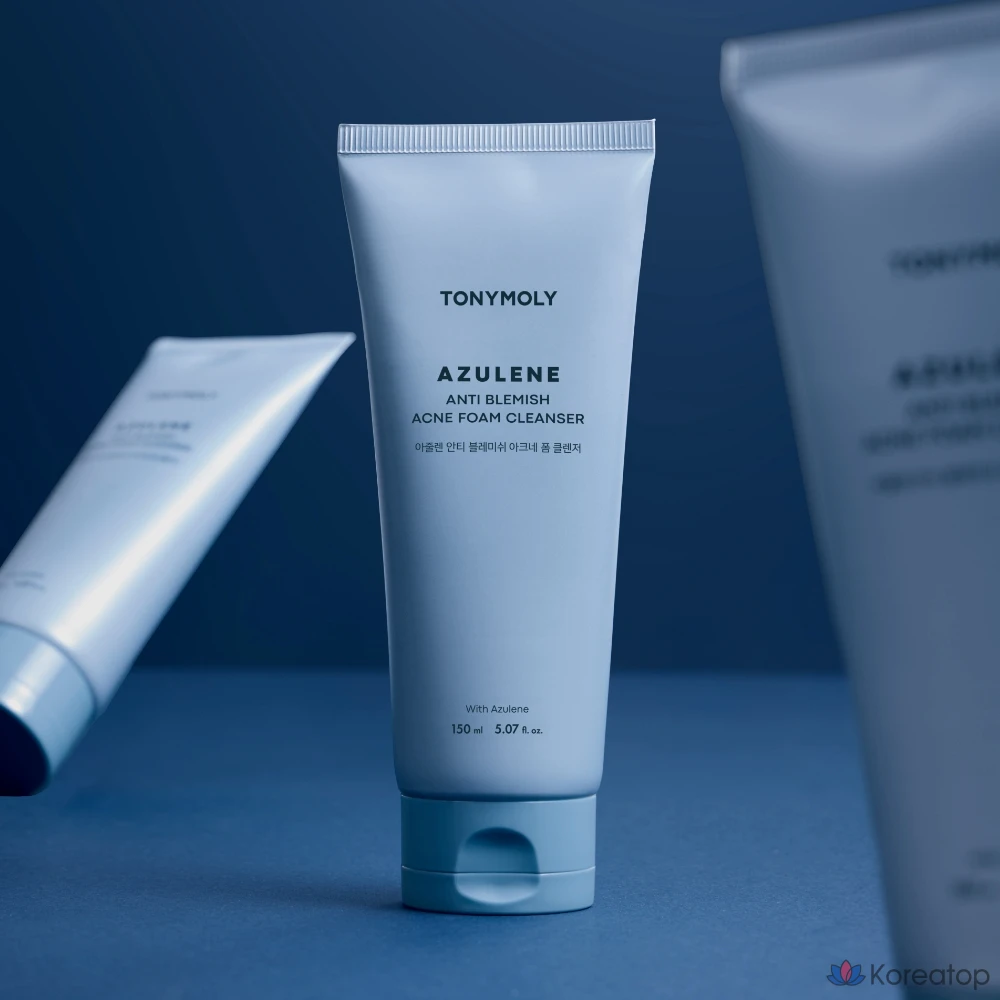 Пенка для умывания Tony Moly Azulene Anti-Blemish Acne Foam Cleanser, 150 мл, 1 шт.
