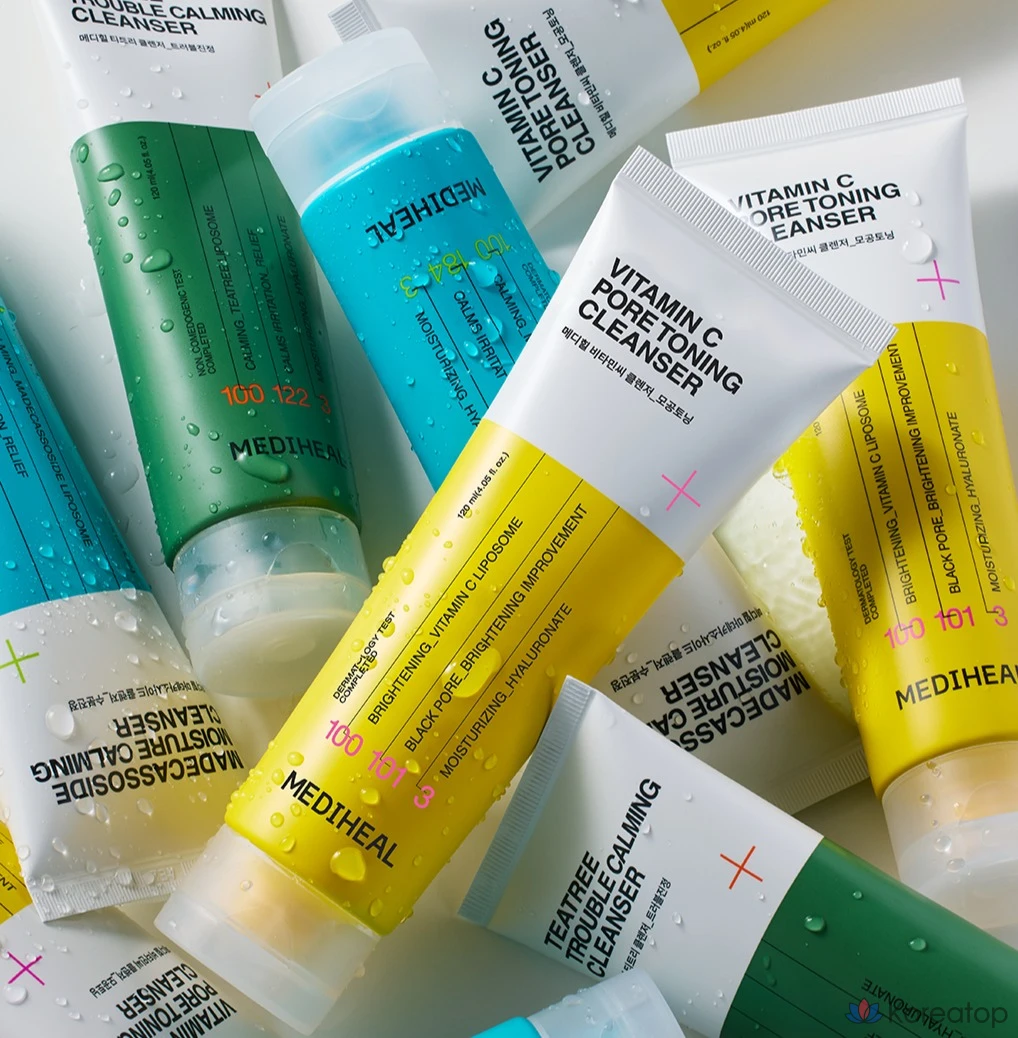 Очищающая пенка Mediheal Pore Toning Cleansing Foam, 120 мл, 1 шт.