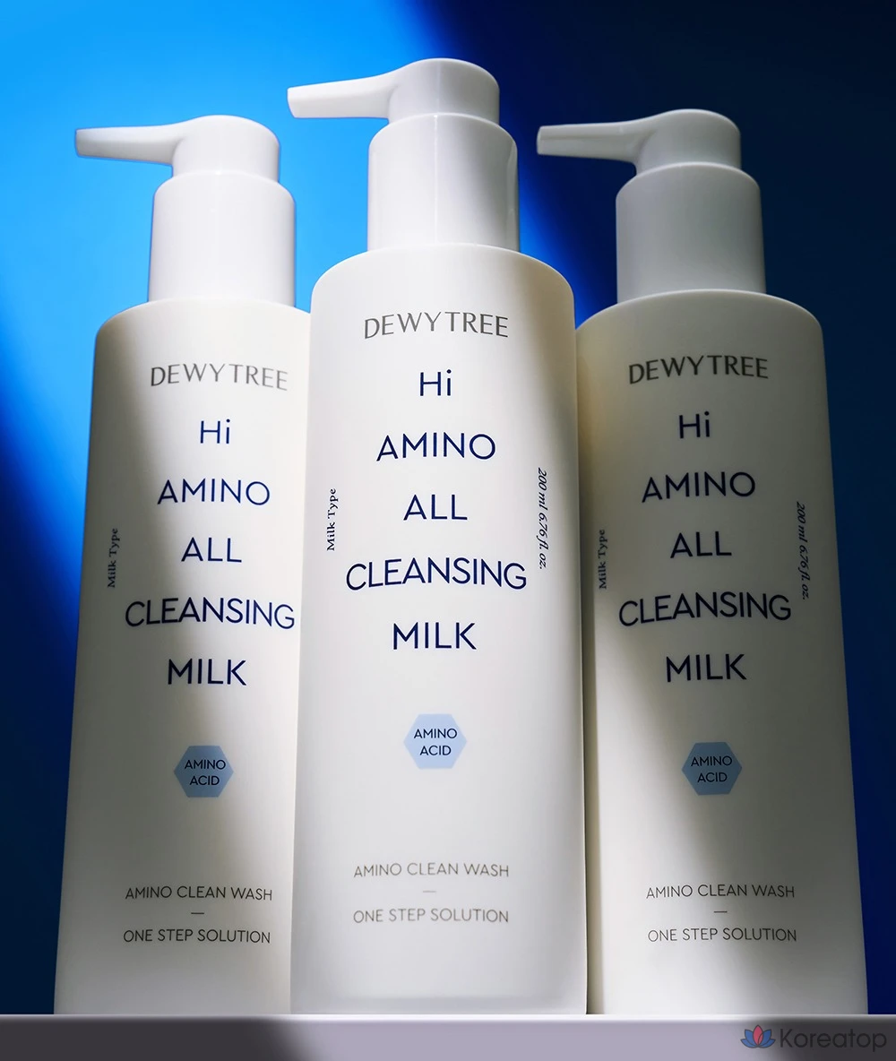 Очищающее молочко для лица Dewytree Hi Amino All Cleansing Milk, 400 мл, 1 шт.