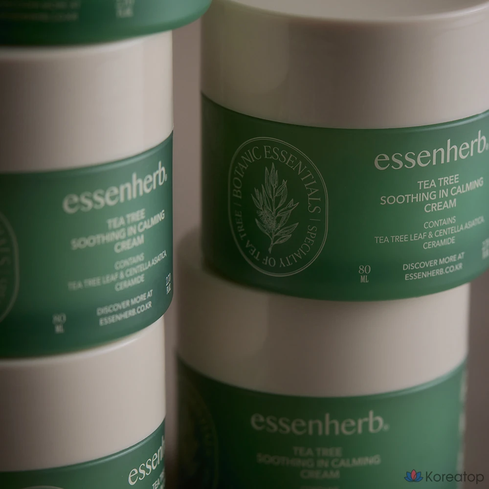 Крем EssenHerb Tea Tree Soothing In Calming Cream, 80 мл, 1 шт.
