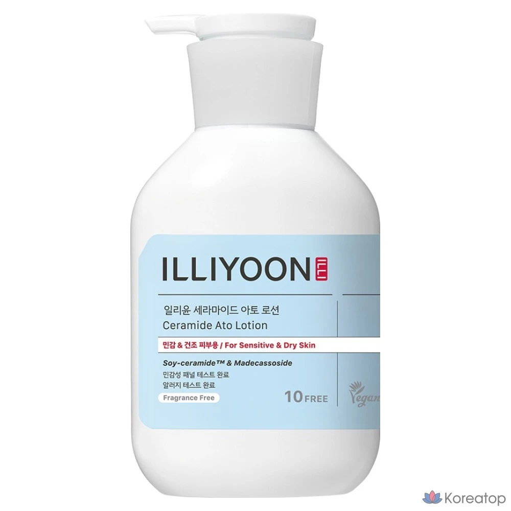 Лосьон для тела Illiyoon Ceramide Ato Lotion Fragrance-Free, 508 мл, 1 шт.